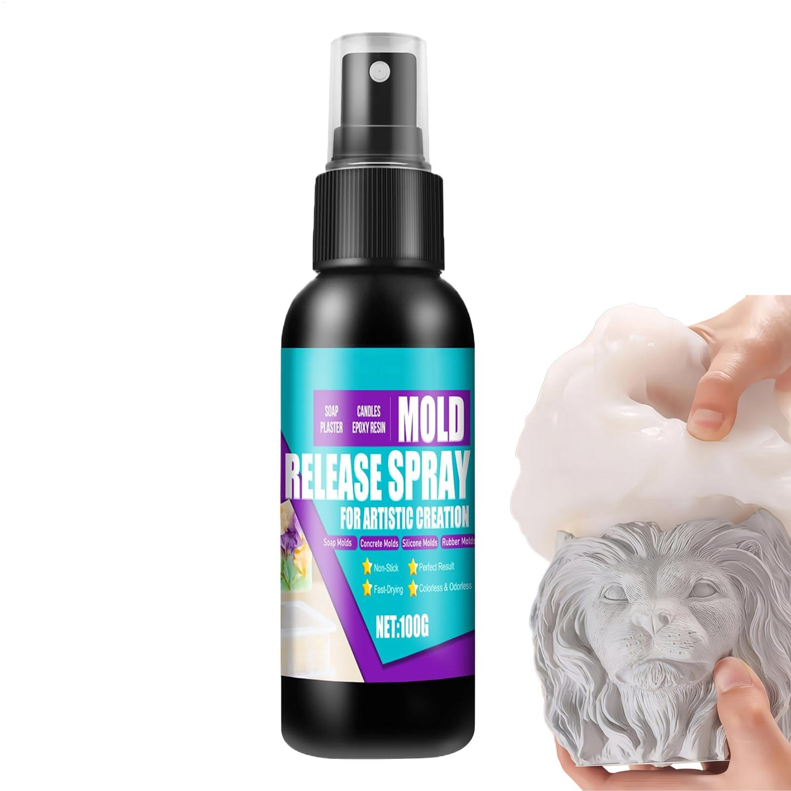 Release Spray Silicone - Spray Desmoldante de 100g, Agente Antiadherente
