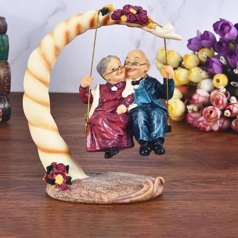 Resin Art Wedding Gift - Figuras Decorativas de Resina de Parejas