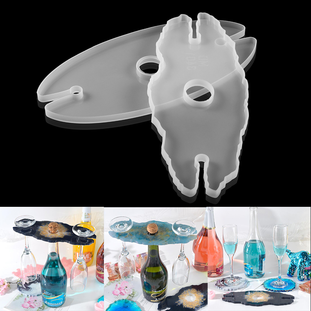 Resin Art Equipment - Moldes de silicona para estante de