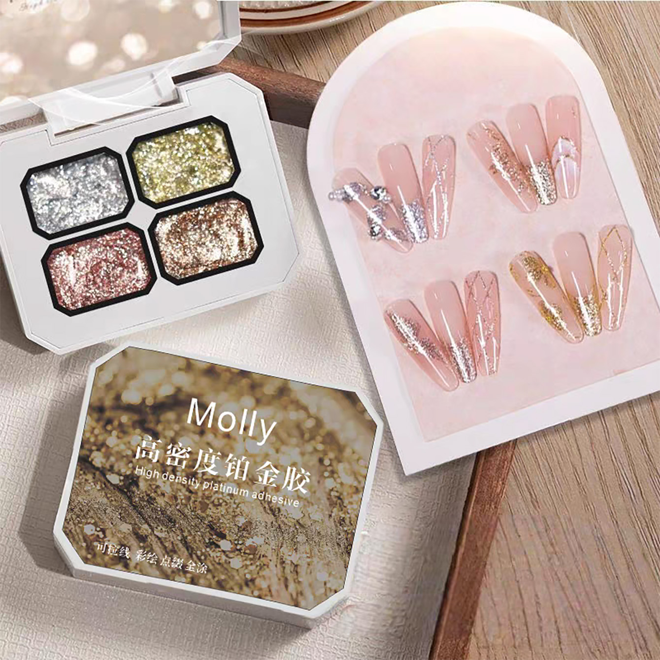 Resin Art Rose - Paleta de Gel para Uñas MIANEL