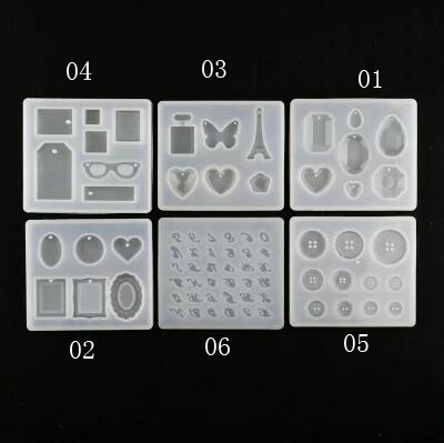 Juego de 6 moldes de silicona  - Resin Art Alphabet reseña y precio