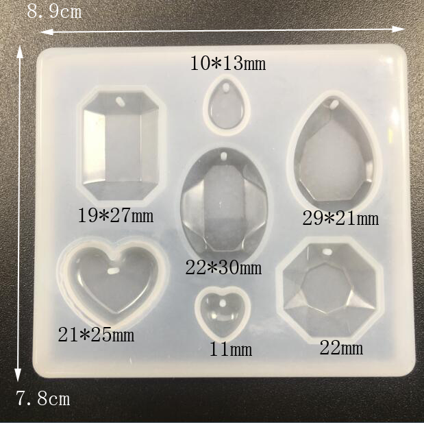 Juego de 6 moldes de silicona  - Resin Art Alphabet reseña y precio