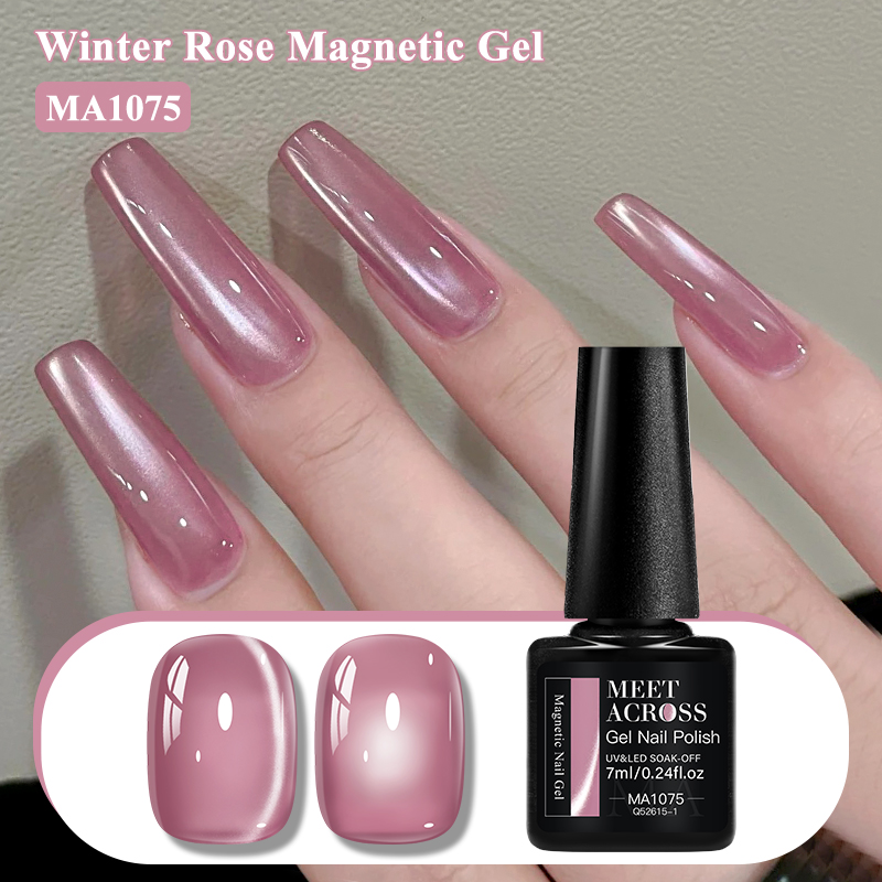 Esmalte de uñas de Gel magnéti - Resin Art Rose reseña y precio