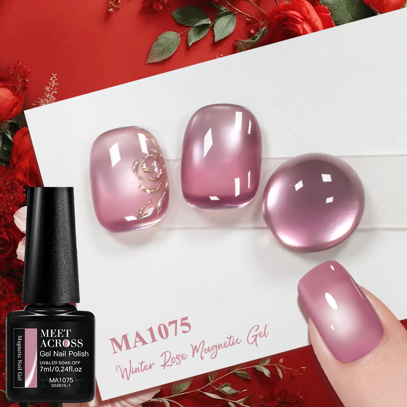 Esmalte de uñas de Gel magnéti - Resin Art Rose reseña y precio