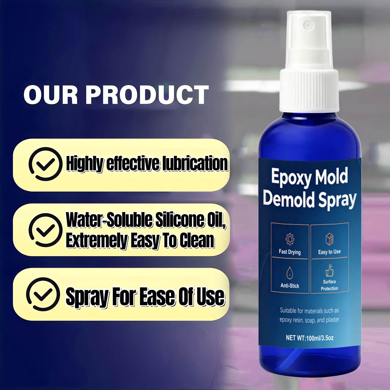 Spray Desmoldante para Moldes  - Release Spray Silicone reseña y precio