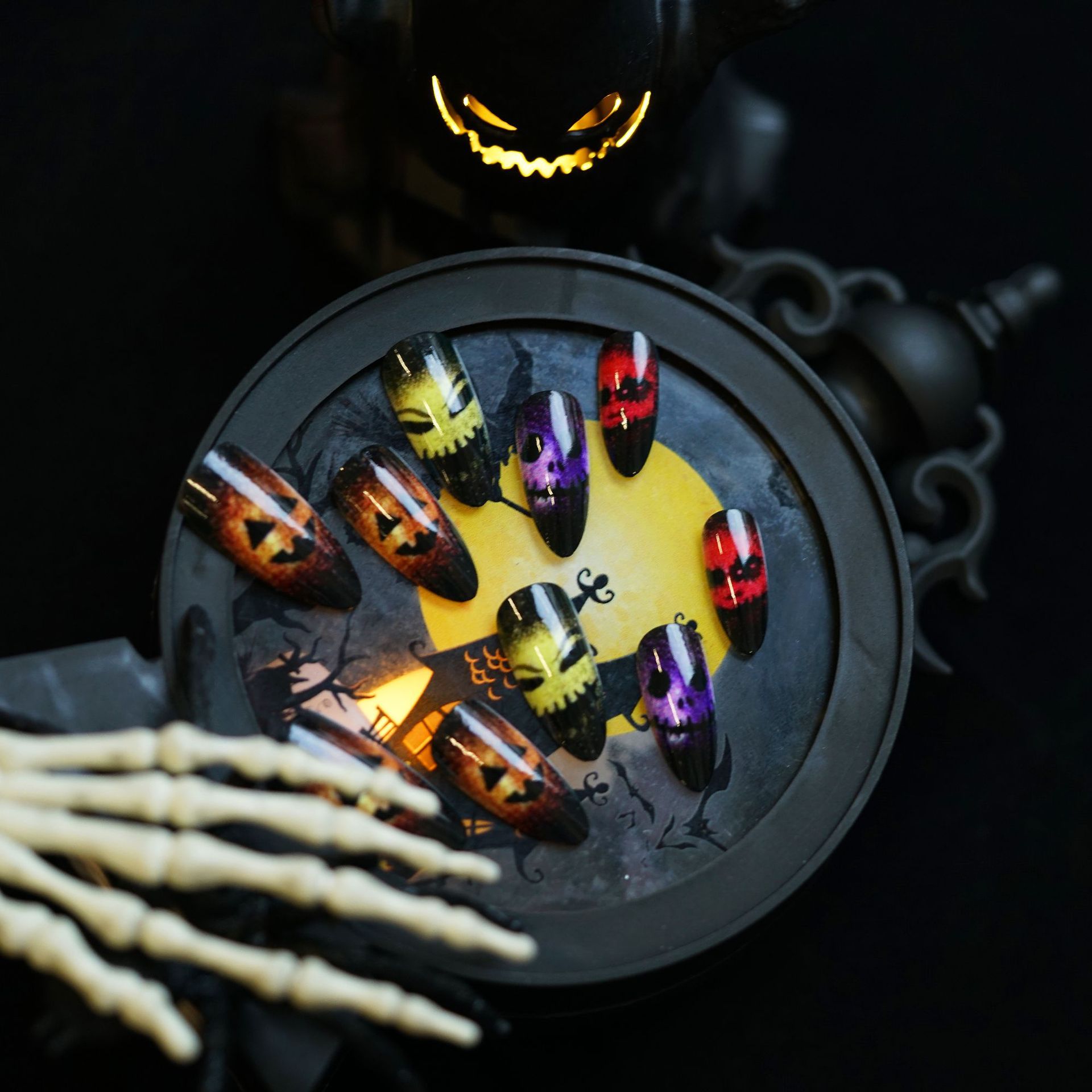 24 Uds 2025 Halloween 3D ojo d - Resin Art Case reseña y precio