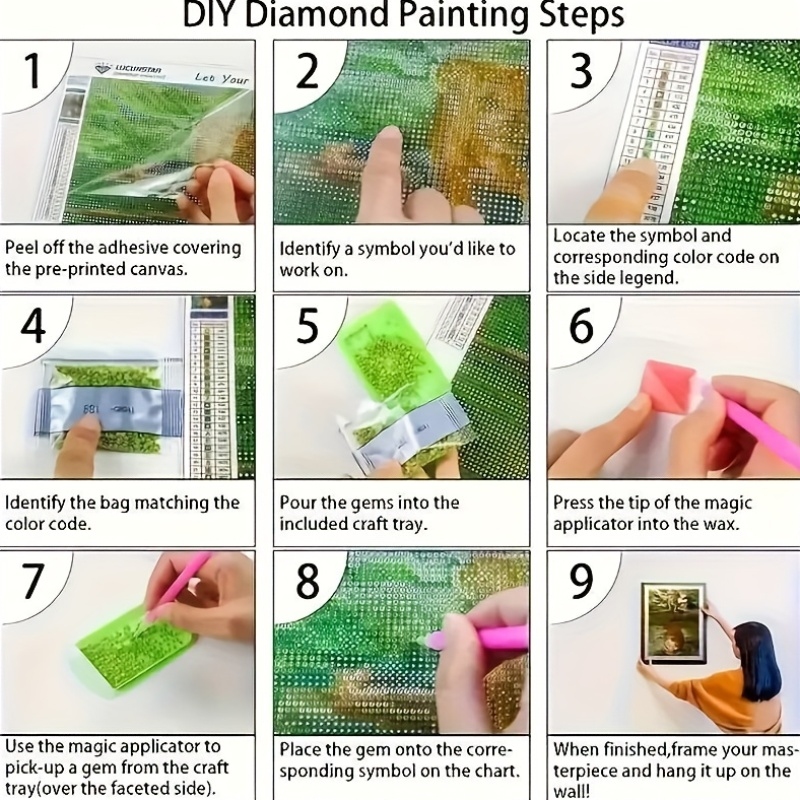 Kit de Pintura de Diamantes, P - Resin Art Work reseña y precio
