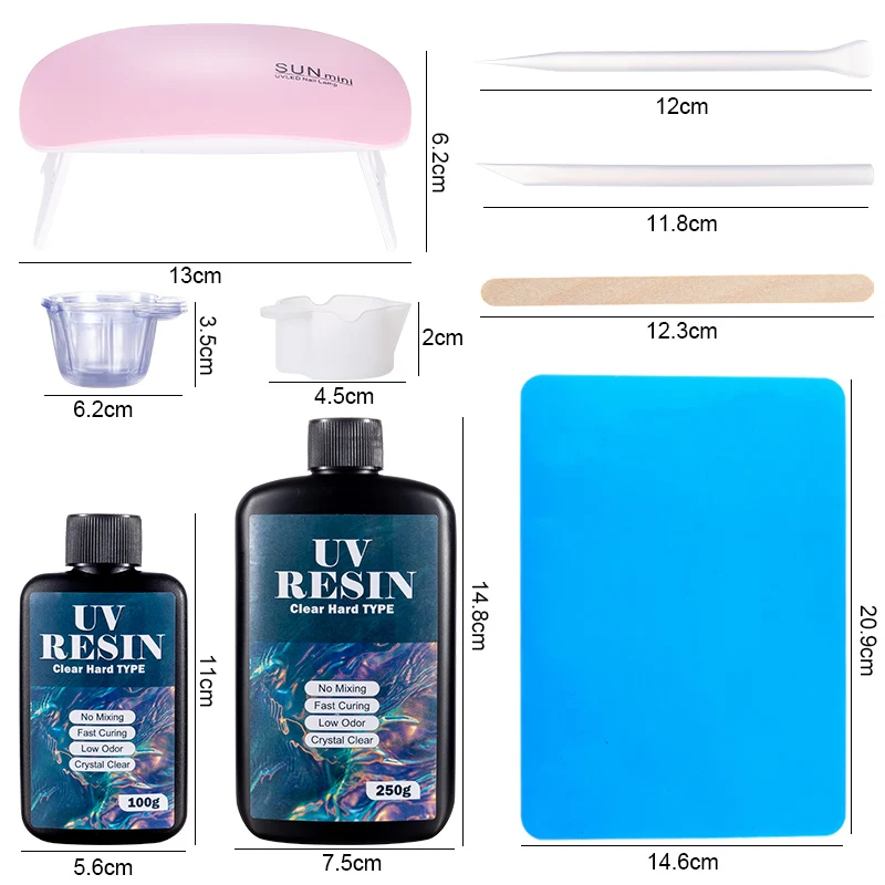 Kit de pegamento de resina UV  - Resin Art Equipment reseña y precio