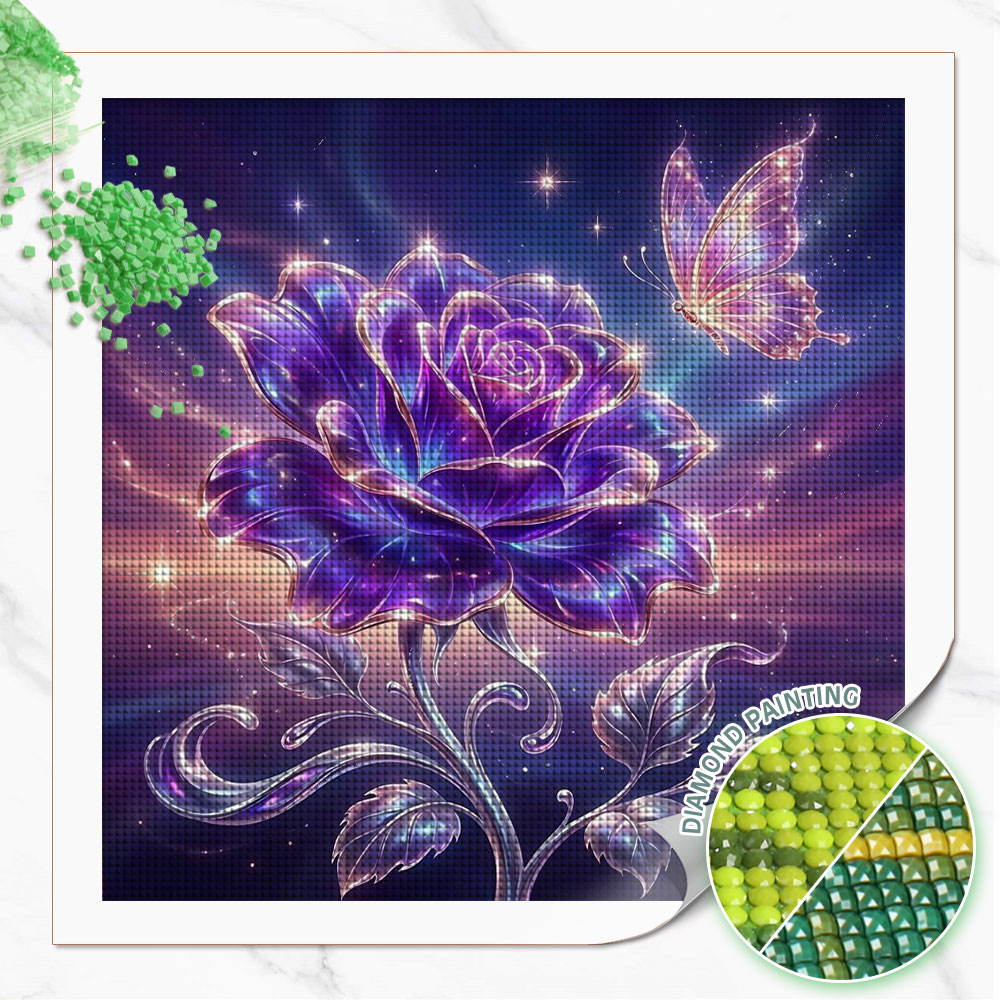 Pintura de Diamantes Huacan, C - Resin Art Rose reseña y precio