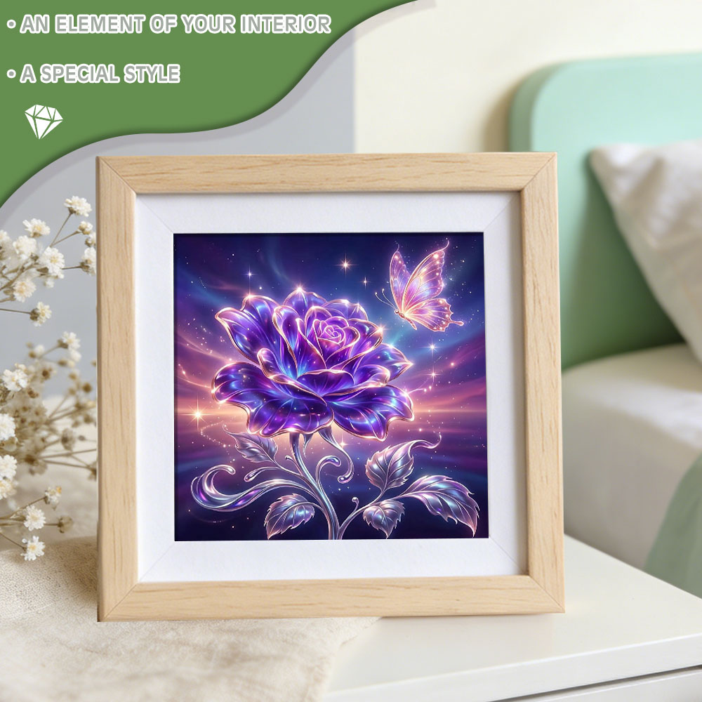 Pintura de Diamantes Huacan, C - Resin Art Rose reseña y precio