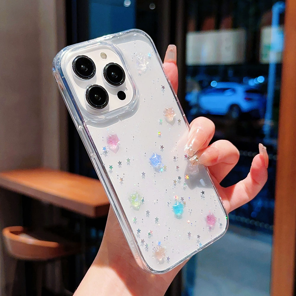 Funda con purpurina de estrell - Resin Art Case reseña y precio