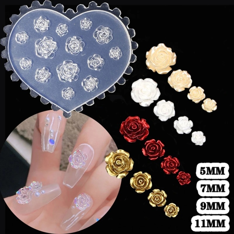 Decoraciones de Uñas con Flore - Resin Art Rose reseña y precio
