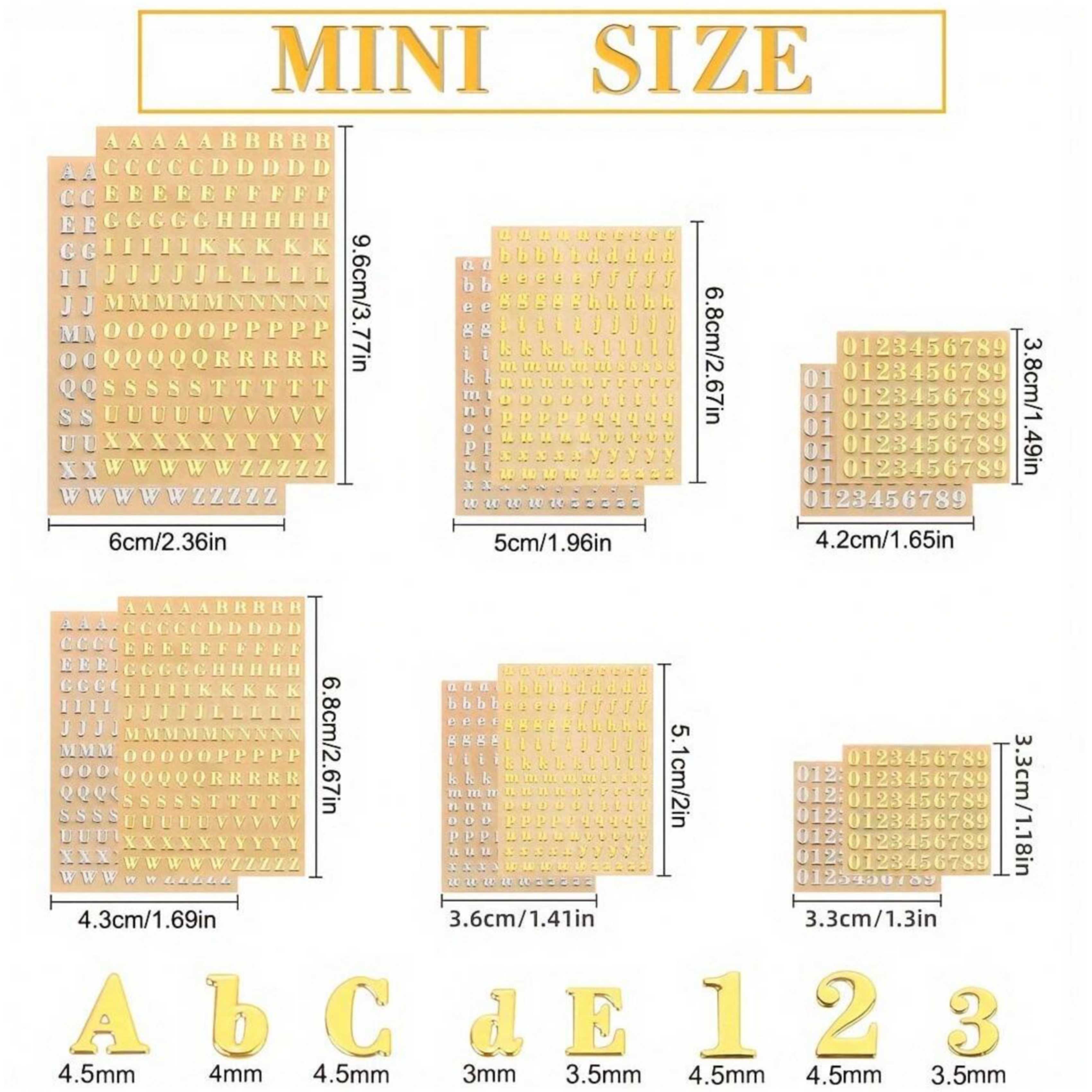 12 pegatinas de resina con let - Resin Art Alphabet reseña y precio