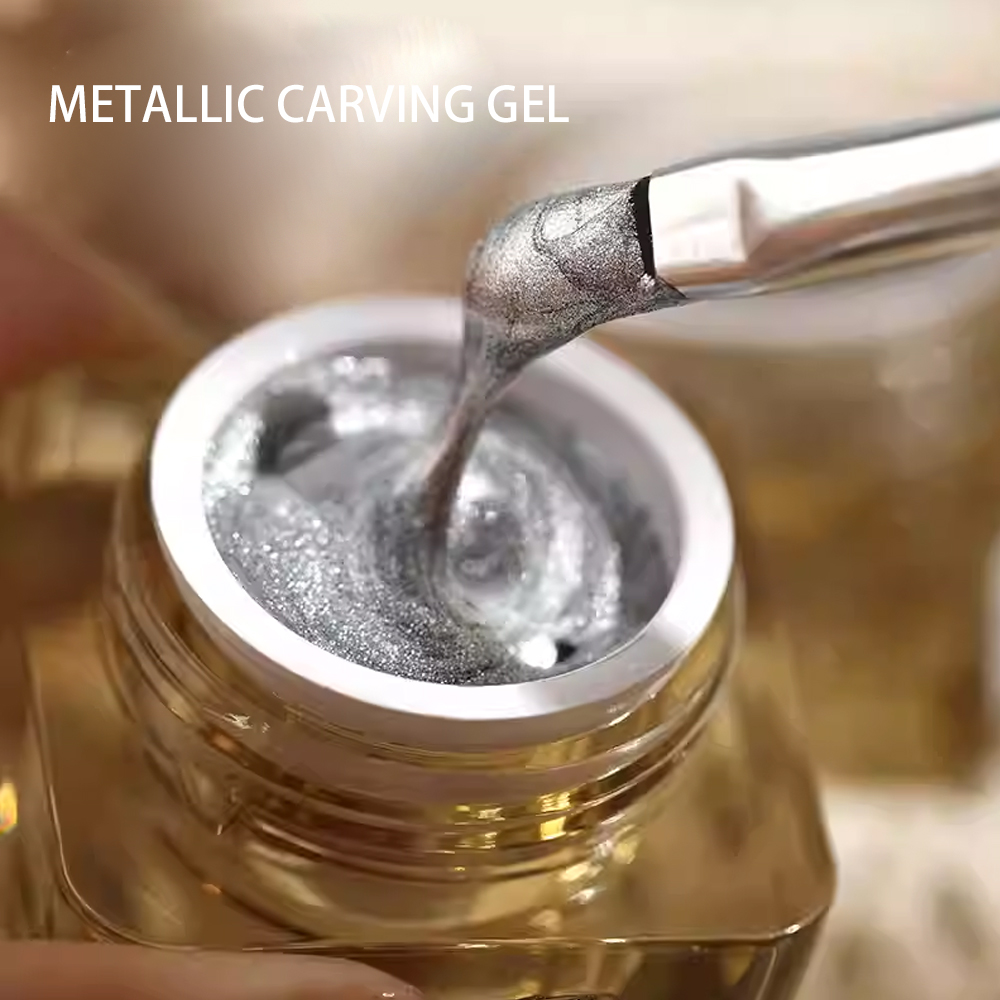Gel Metálico para Esculpir Uña - Resin Art Rose reseña y precio
