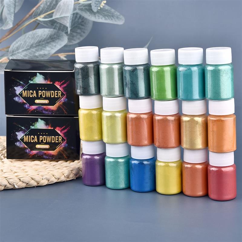 Juego de 6 uds de pigmentos en - Resin Art Case reseña y precio