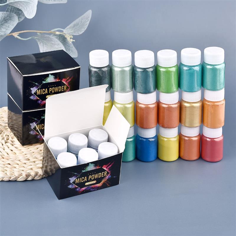 Juego de 6 uds de pigmentos en - Resin Art Case reseña y precio