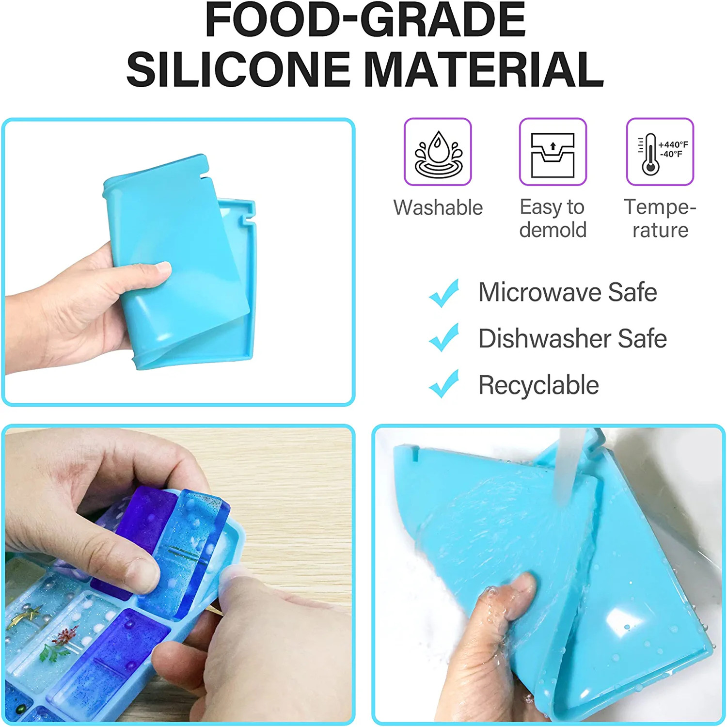 Moldes de dominó de resina epo - Resin Art Equipment reseña y precio
